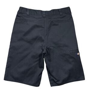 Y2K Dickies Baggy Carpenter Work Shorts Size 34 Waist Black Wide Leg Skater